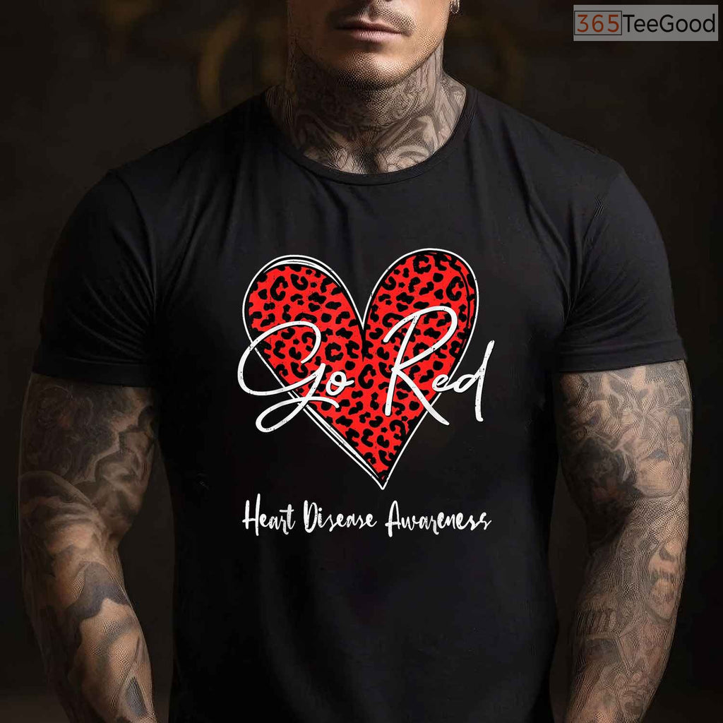 February Is Red Heart Health Shirt – CHD & Heart Disease Awareness T-Shirt