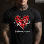 February Is Red Heart Health Shirt – CHD & Heart Disease Awareness T-Shirt