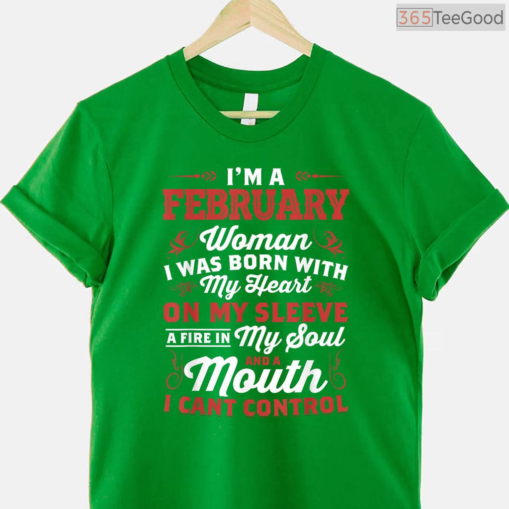 February Queen Birthday Shirt – Women's Born In February Crown Graphic Tee