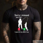 Fishing Phone Call Funny Shirt, Reel Line Fisherman Humor Graphic Tee