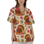 Flamingo and Tropical Flowers Hawaiian Tee Aloha Beach Party Outfit 2026