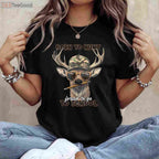 Forced To Go To School Hunting Shirt, Funny Youth Boy Camo Deer Hunter Tee