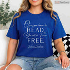 Frederick Douglass Learn To Read Be Free T-Shirt Inspirational Black History Month Quote Tee
