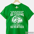 Funny 70th Birthday Fishing Shirt, Humorous Retirement Gift for Fisherman in His 70s