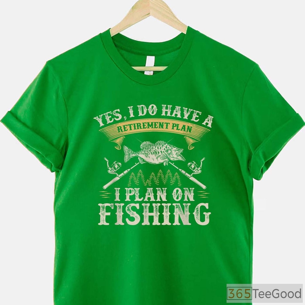 Funny Bass Fishing Retirement Shirt - Humorous Gone Fishing Gift for Retirees