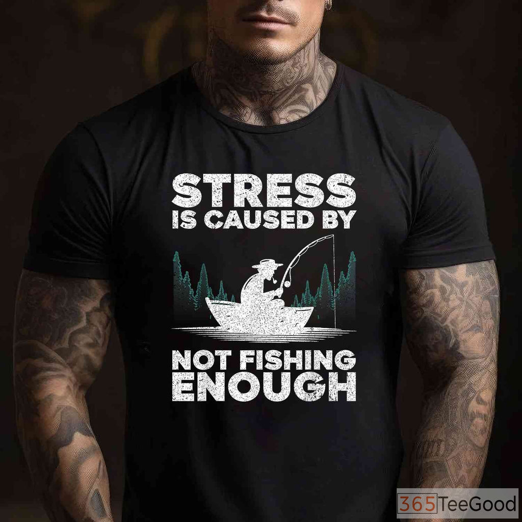 Funny Bass and Fly Fishing Design Shirt, Versatile Outdoor Hobbyist Apparel