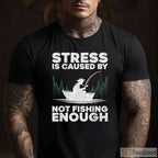 Funny Bass and Fly Fishing Design Shirt, Versatile Outdoor Hobbyist Apparel