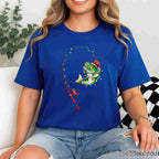 Funny Christmas Bass Fishing Shirt - Festive Holiday Gift for Fisherman Dads