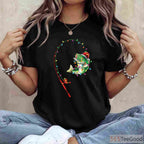Funny Christmas Bass Fishing Shirt - Festive Holiday Gift for Fisherman Dads