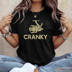 Funny Crankbait Lure Fishing Shirt - _Cranky_ Fisherman Humor Apparel