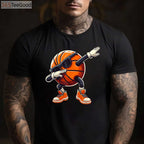 Funny Dabbing Basketball T-Shirt - Cool Sunglasses Ball Sports Gift for Kids
