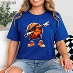 Funny Dabbing Basketball T-Shirt - Cool Sunglasses Ball Sports Gift for Kids