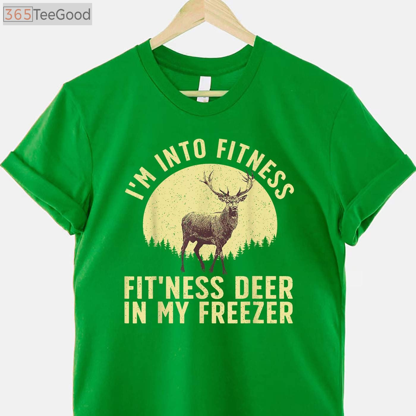 Funny Deer Hunting Art Shirt, Unique Wildlife Hunter Gift for Men and Women