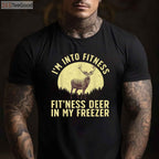 Funny Deer Hunting Art Shirt, Unique Wildlife Hunter Gift for Men and Women