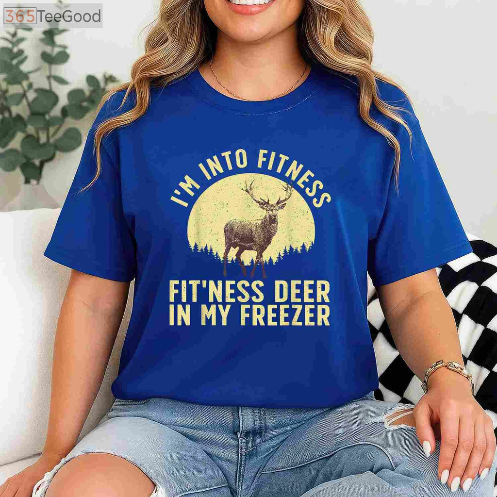 Funny Deer Hunting Art Shirt, Unique Wildlife Hunter Gift for Men and Women