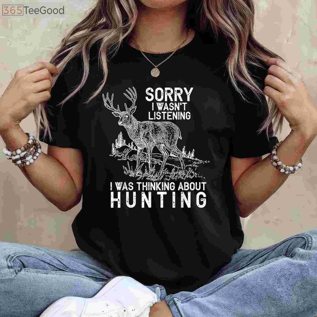 Funny Deer Hunting T-Shirt, Deer Hunter Gift Hunting Shirt for Men