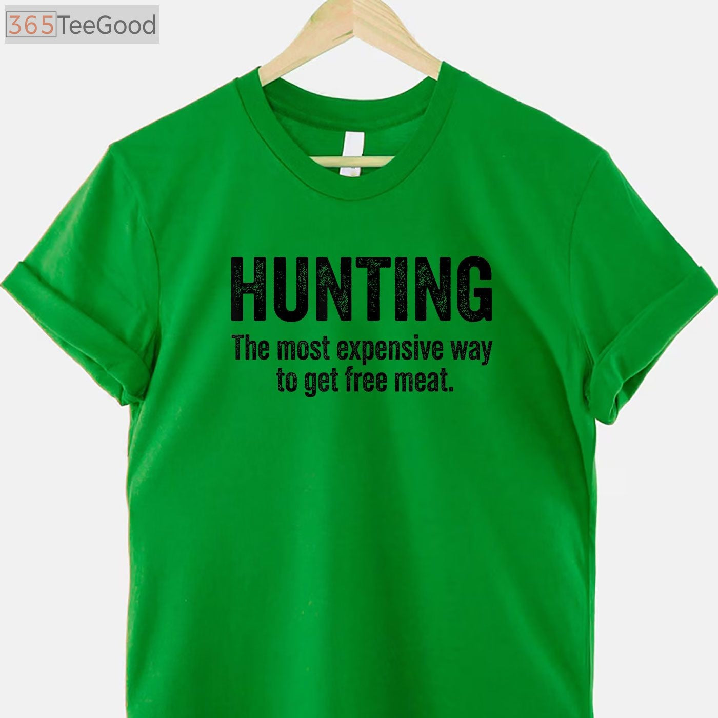 Funny Free Meat Hunting Quote Shirt, Humorous Wildlife Outdoorsman Joke Tee