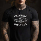 Funny Grandpa Classic Car Graphic Gift Tee T-Shirt Men Adults Unisex