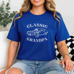 Funny Grandpa Classic Car Graphic Gift Tee T-Shirt Men Adults Unisex