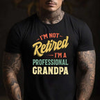 Funny Grandpa Shirt for Men Fathers Day Retired Grandpa Tee T-Shirt Adults