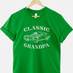 Funny Grandpa Classic Car Graphic Gift Tee T-Shirt Men Adults Unisex