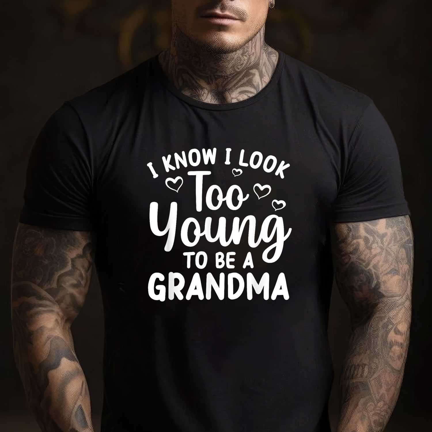 Funny Grandma To Be Gift Tee Pregnancy Announcement T-Shirt Women Adults