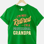 Funny Grandpa Shirt for Men Fathers Day Retired Grandpa Tee T-Shirt Adults