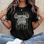Funny Hunting and Fishing Therapy Shirt, Problem Solving Outdoorsman Gift