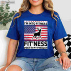 Funny Hunting Fitness Shirt, Fitness is Fitting a Deer in the Freezer Tee