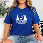 Funny You See Nature I See Dinner Hunting Shirt, Humorous Deer Hunter Gift