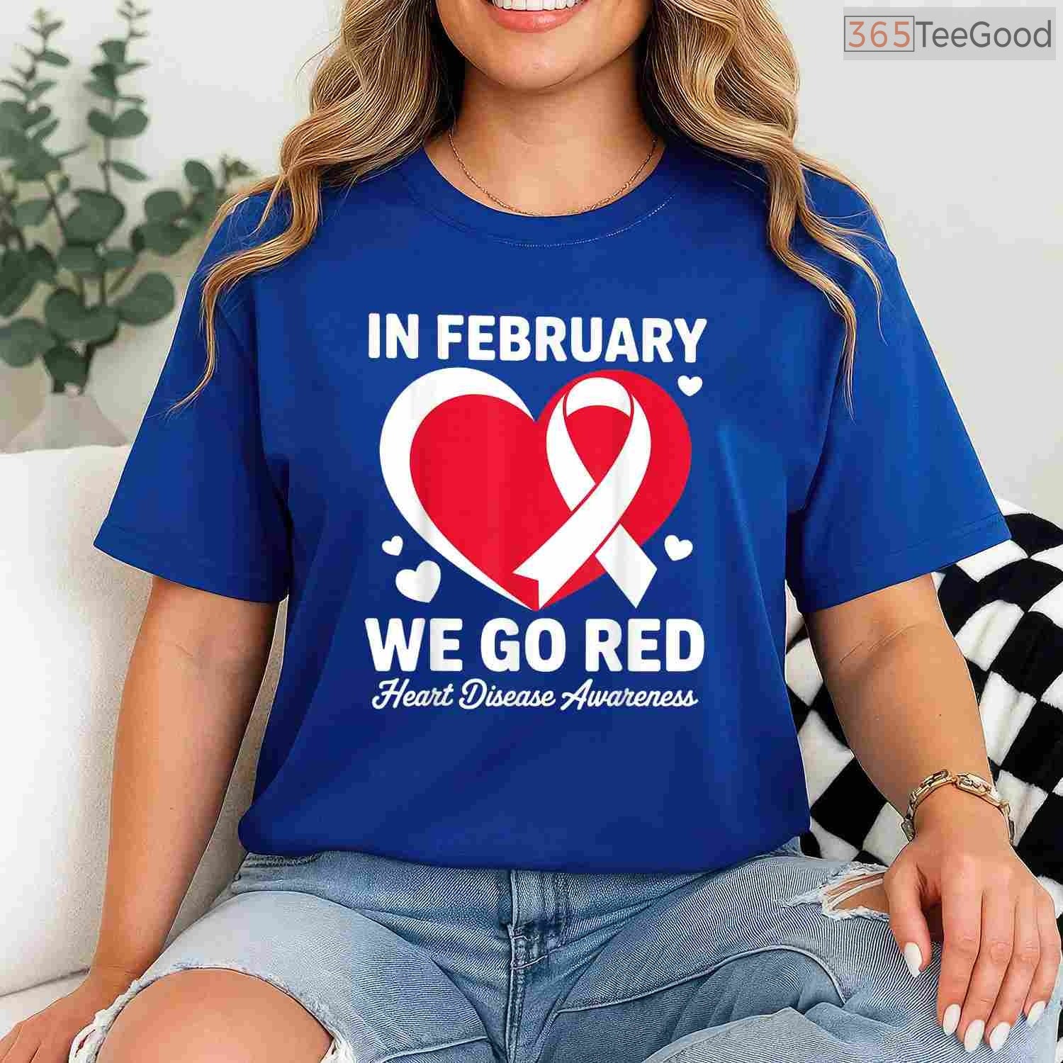 Go Red For Heart Disease Shirt – February Awareness Support Tee