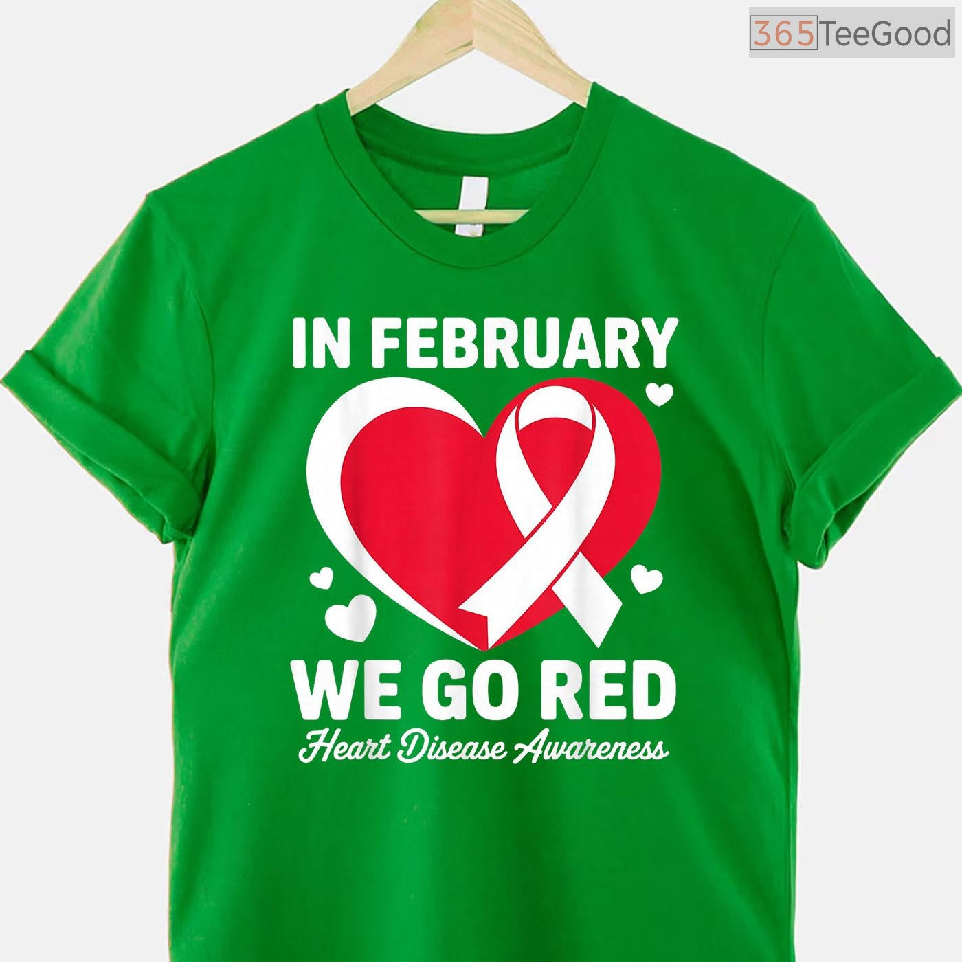 Go Red For Heart Disease Shirt – February Awareness Support Tee
