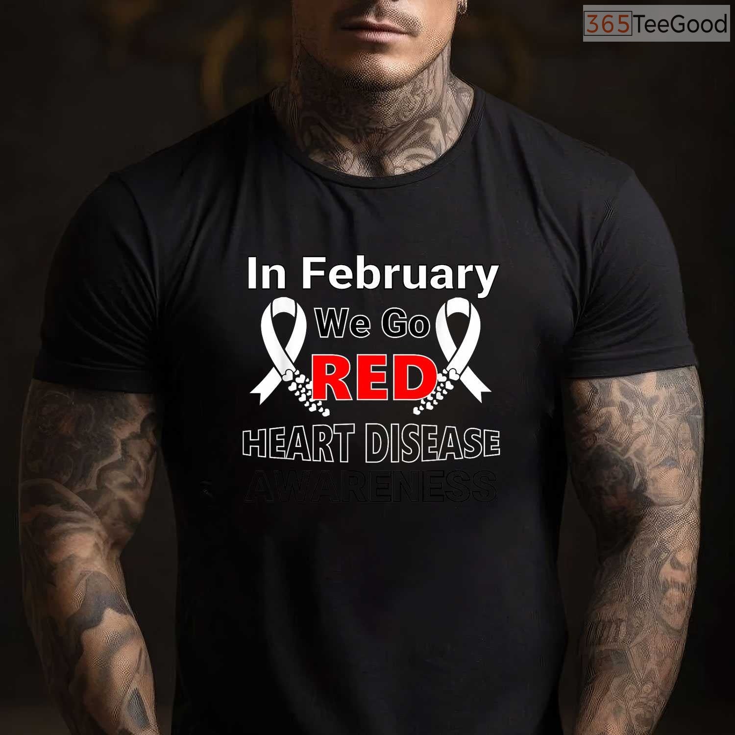 Go Red Heart Health Month Shirt – February Awareness Wellness Tee