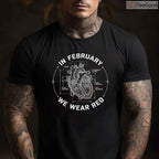 Go Red Heart Disease Month Shirt – In February We Wear Red Tee