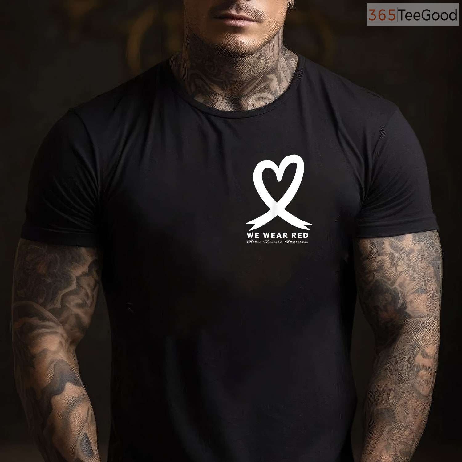 Go Red In February Shirt – Heart Disease Awareness Red Heart T-Shirt