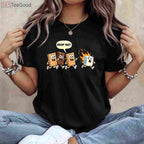 Group Hug Marshmallow Campfire Smores T-Shirt - Funny Camping Foodie Gift