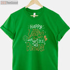 Happy New Year And Yes It's My Birthday Funny Celebration T-Shirt Tee Gift