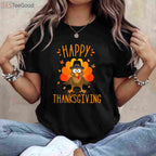 Happy Thanksgiving Turkey Day T-Shirt - Matching Family Dinner Feast Outfit