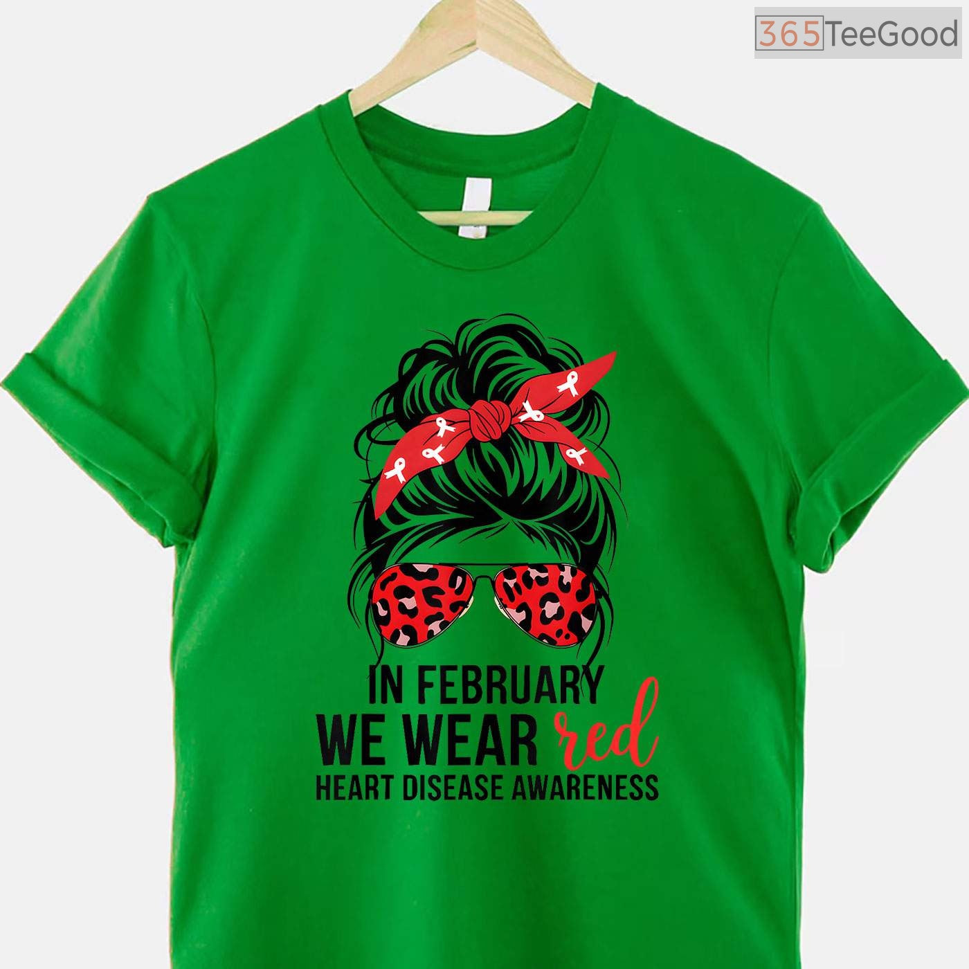 Heart Disease Awareness Shirt – In February We Wear Red Women's CHD Tee