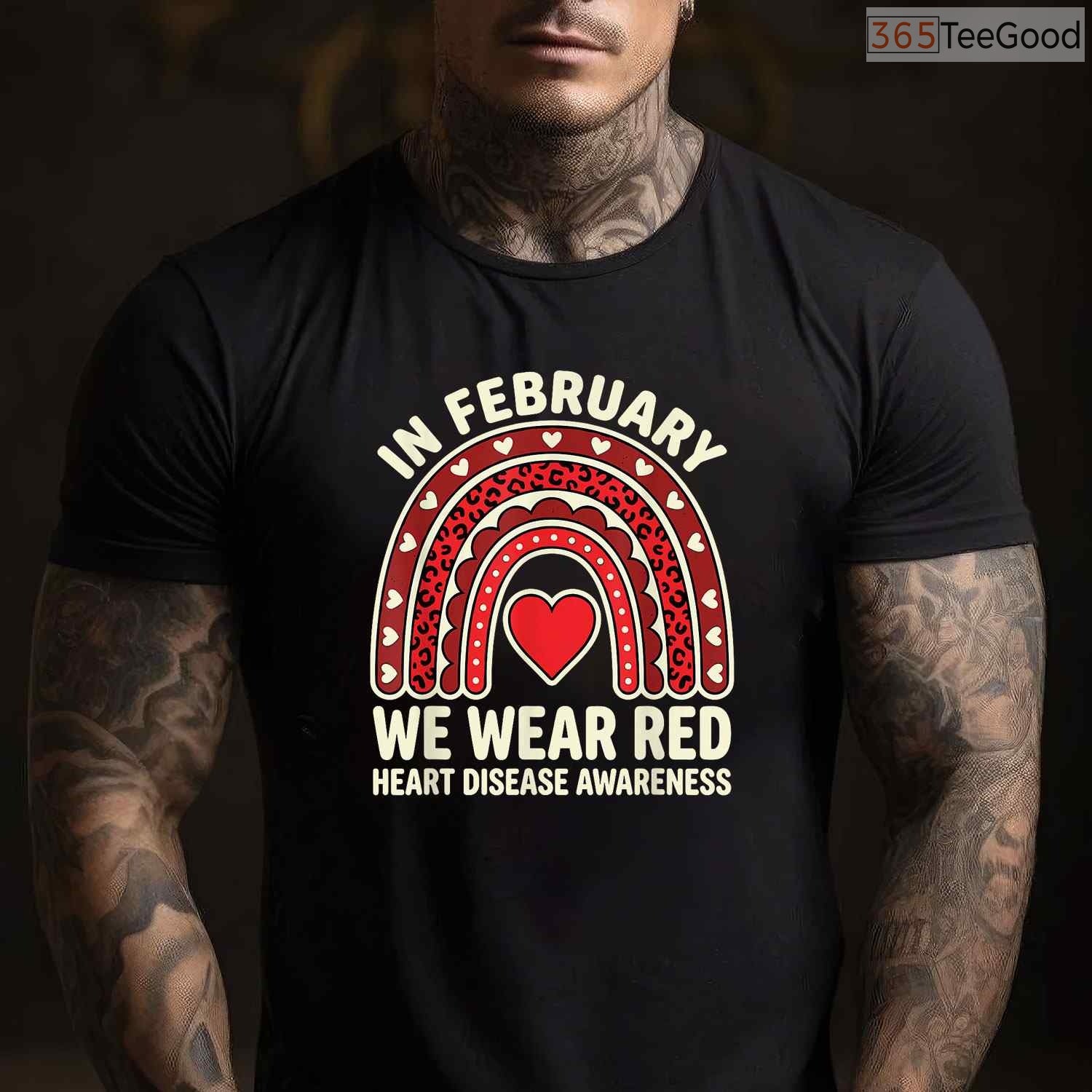 Heart Disease Awareness Quote Shirt – In February We Wear Red T-Shirt