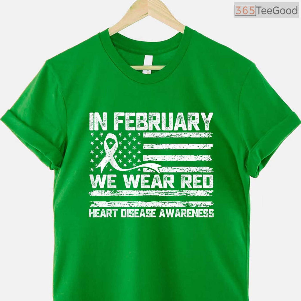 Heart Warrior February Shirt – In February We Wear Red Survivor Tee