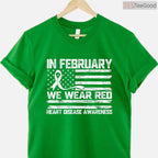 Heart Warrior February Shirt – In February We Wear Red Survivor Tee