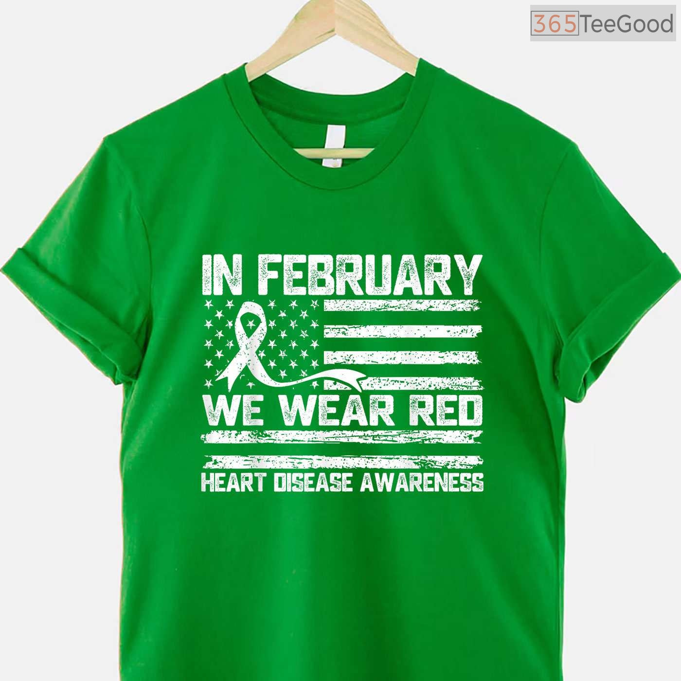 Heart Warrior February Shirt – In February We Wear Red Survivor Tee