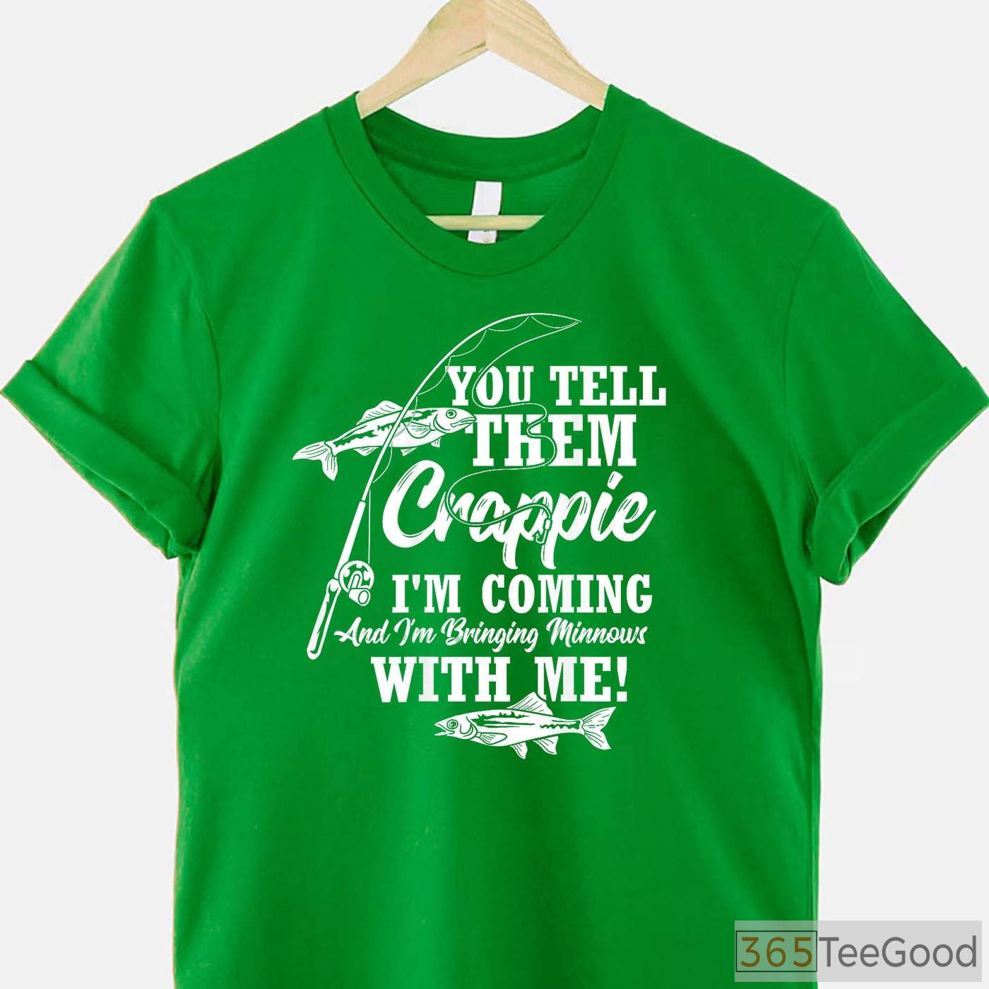 Holy Crappie Funny Fishing Shirt, Humorous Crappie Angler Quote Tee for Men