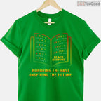 Honoring Past Inspiring The Future Book T-Shirt Black History Month Reader Shirt