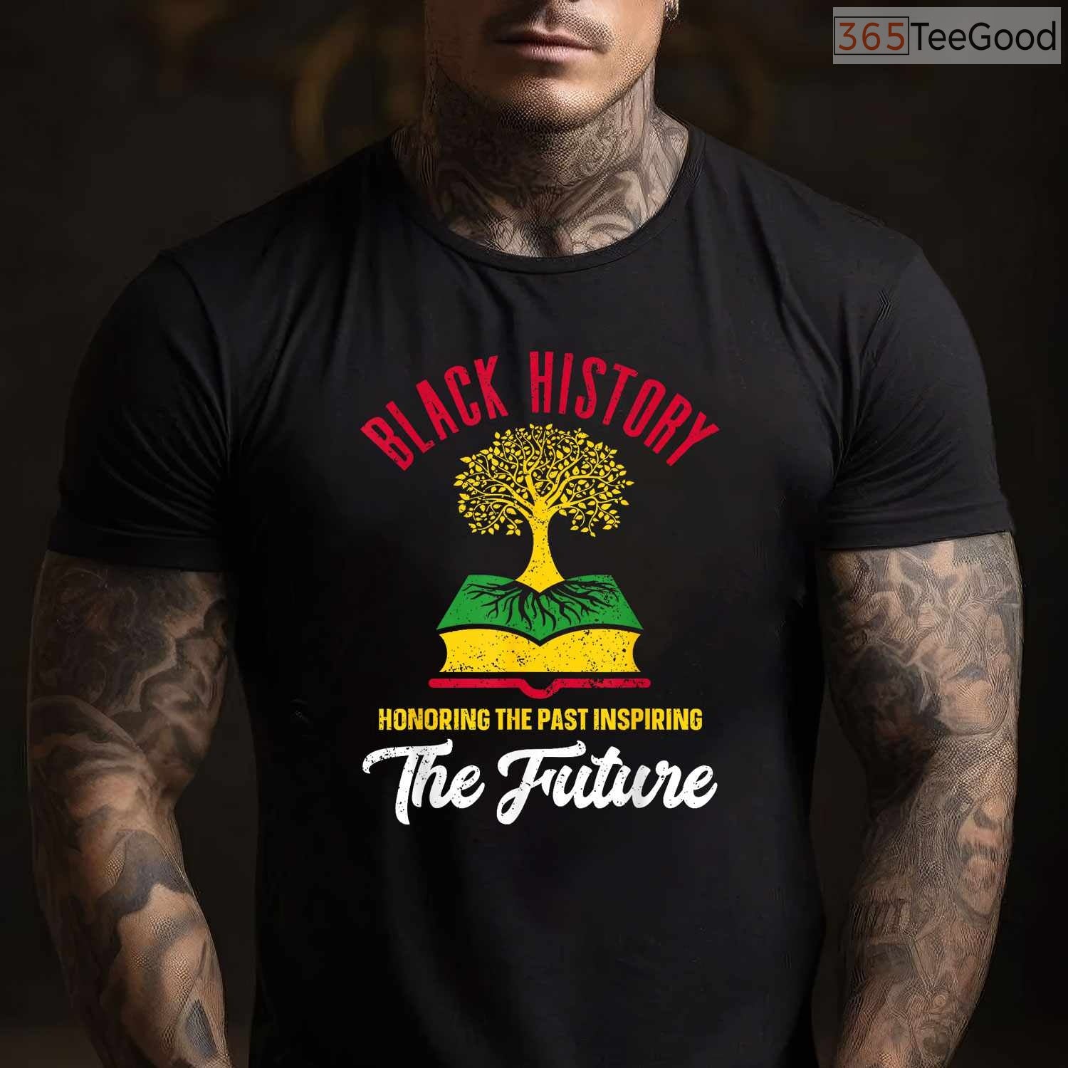 Honoring Past Inspiring Future T-Shirt Men Women Black History Month Legacy Gift Shirt Small