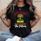 Honoring Past Inspiring Future T-Shirt Men Women Black History Month Legacy Gift Shirt Small
