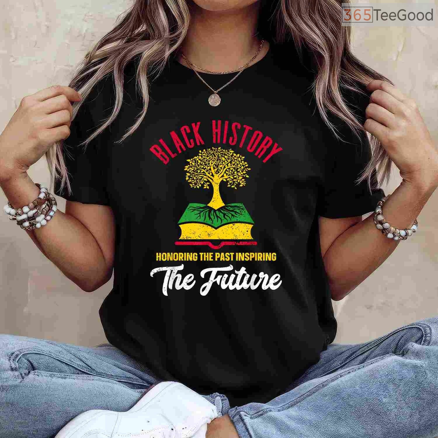 Honoring Past Inspiring Future T-Shirt Men Women Black History Month Legacy Gift Shirt Small