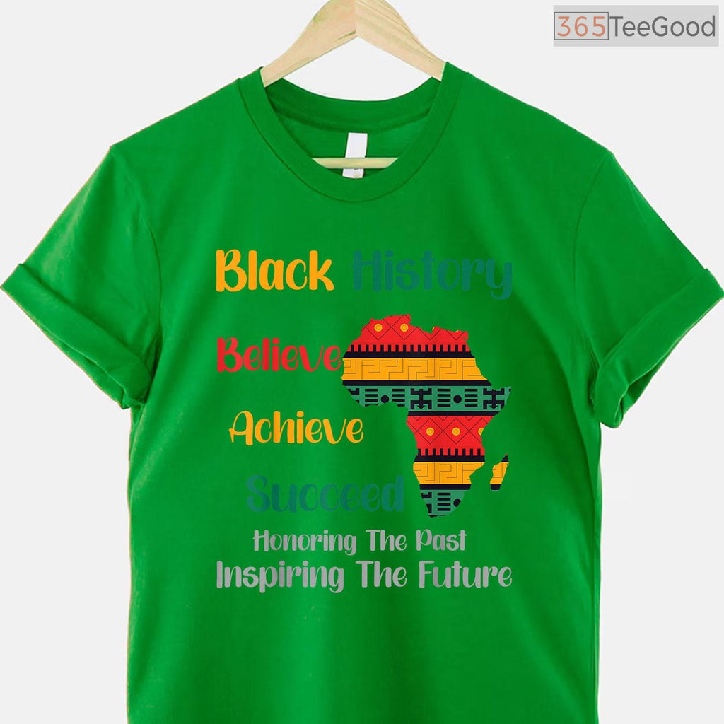 Honoring The Past Inspiring The Future T-Shirt Black History Month Ancestor Legacy Shirt