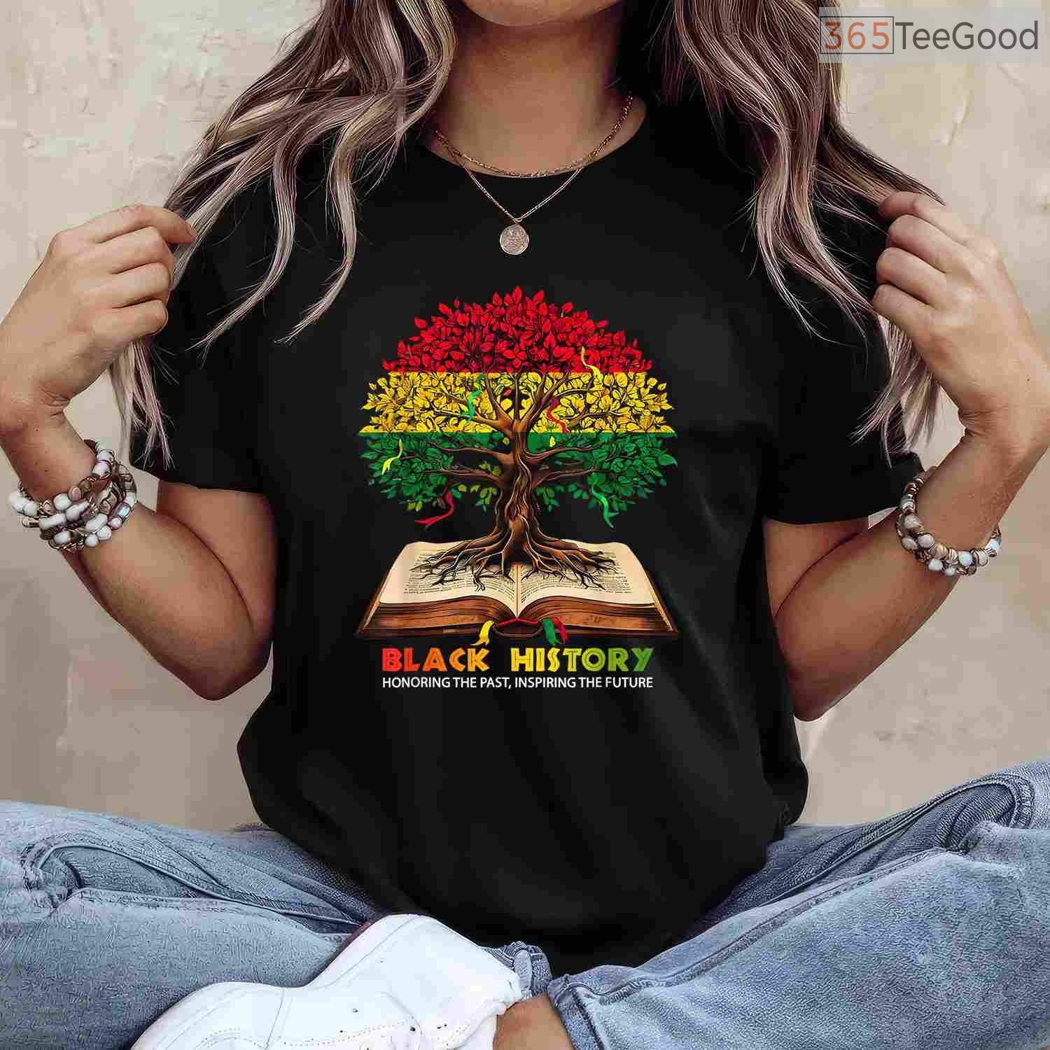 Honoring The Past Inspiring The Future Black History Month T-Shirt African American Legacy Tee